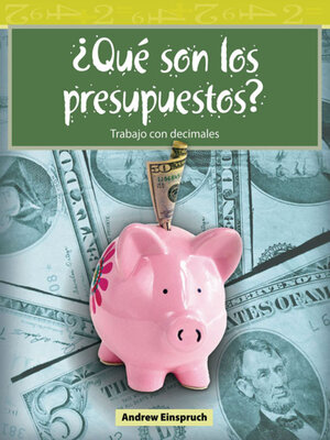 cover image of ¿Qué son los presupuestos?